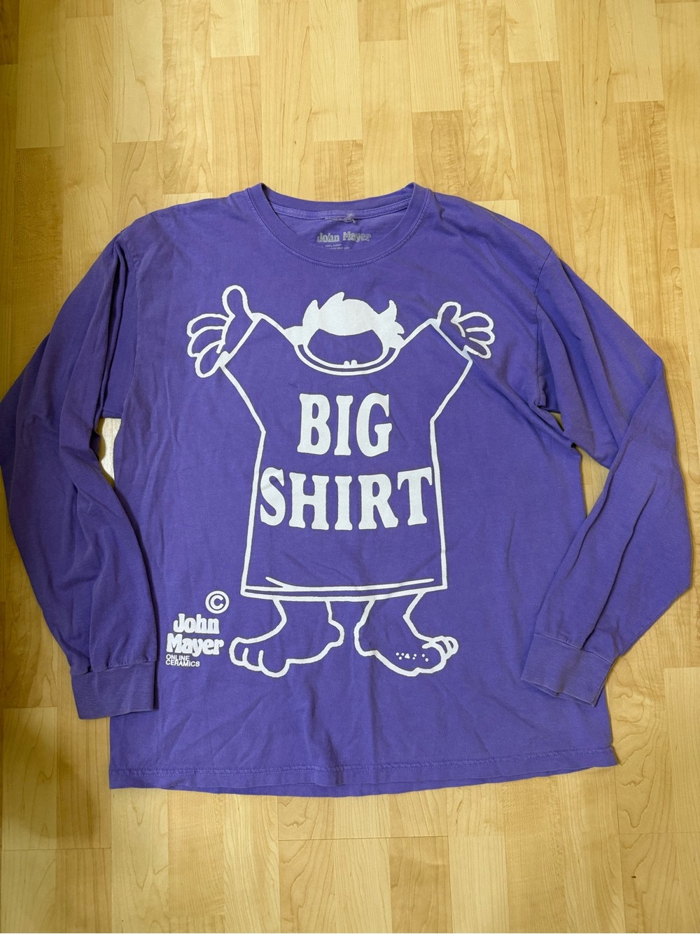 John Mayer 'Big Shirt' Graphic Long Sleeve Tee